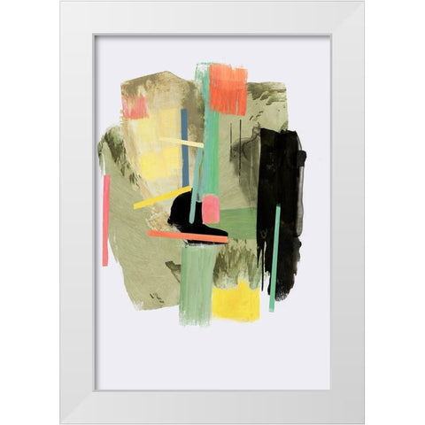 Placebo II  White Modern Wood Framed Art Print by PI Studio