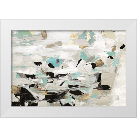 Kindred  White Modern Wood Framed Art Print by PI Studio