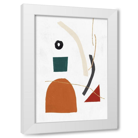 Precision II  White Modern Wood Framed Art Print by PI Studio