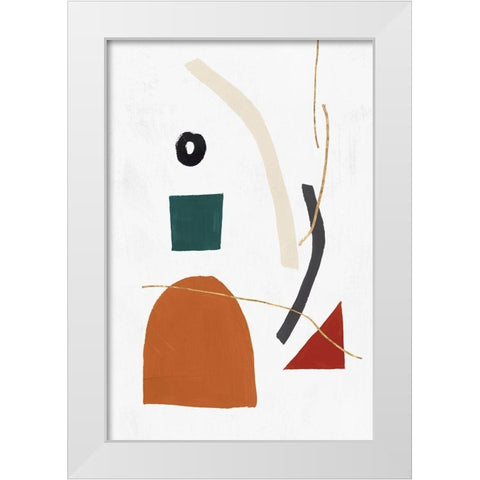 Precision II  White Modern Wood Framed Art Print by PI Studio