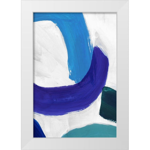 Union of Empathy I White Modern Wood Framed Art Print by PI Studio