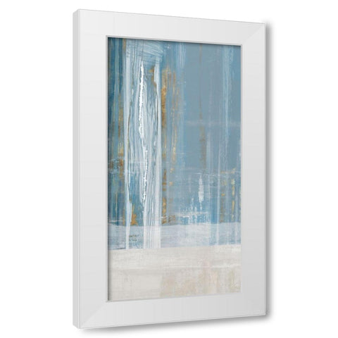 Awoken Might III White Modern Wood Framed Art Print by PI Studio