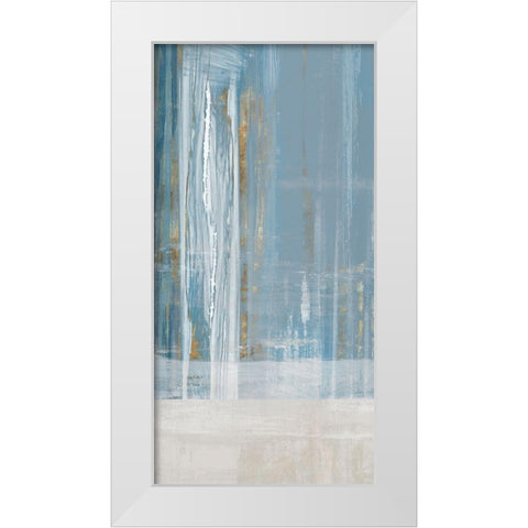 Awoken Might III White Modern Wood Framed Art Print by PI Studio