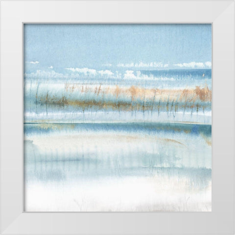 Immersed III White Modern Wood Framed Art Print by PI Studio