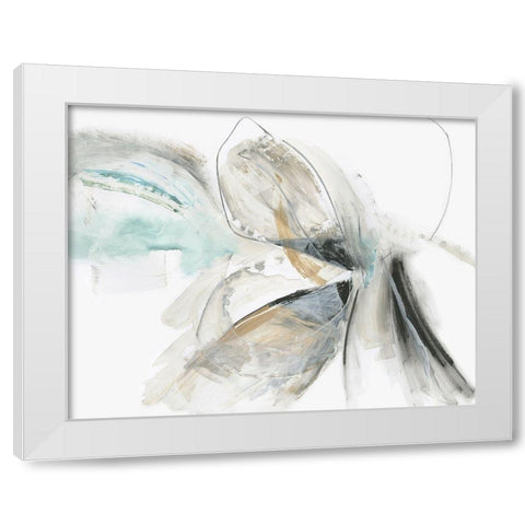 Breath In Between I  White Modern Wood Framed Art Print by PI Studio