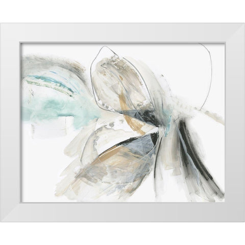 Breath In Between I  White Modern Wood Framed Art Print by PI Studio