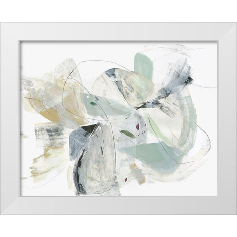 Breath In Between II   White Modern Wood Framed Art Print by PI Studio