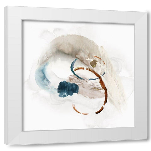 Soft Transformation II White Modern Wood Framed Art Print by PI Studio