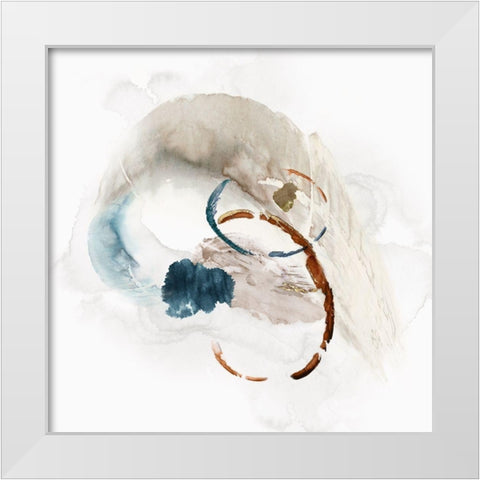 Soft Transformation II White Modern Wood Framed Art Print by PI Studio