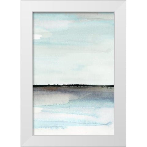 Beautiful Place - Panel 5 White Modern Wood Framed Art Print by PI Studio