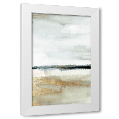 Home Before Dark I  White Modern Wood Framed Art Print by PI Studio