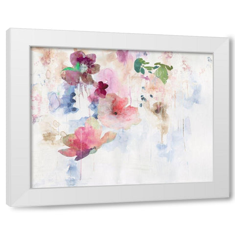 Glowing Grace White Modern Wood Framed Art Print by PI Studio