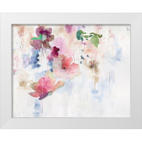 Glowing Grace White Modern Wood Framed Art Print by PI Studio