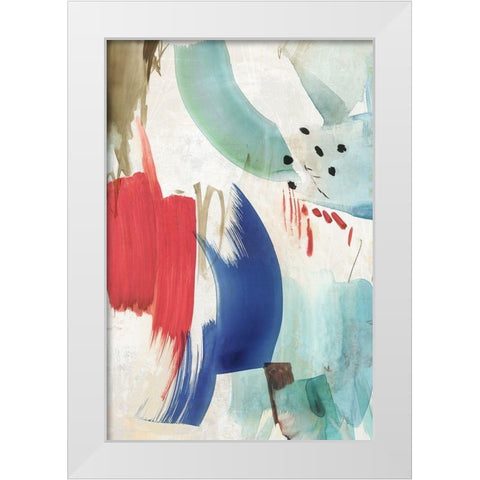 Vitalizing II White Modern Wood Framed Art Print by PI Studio