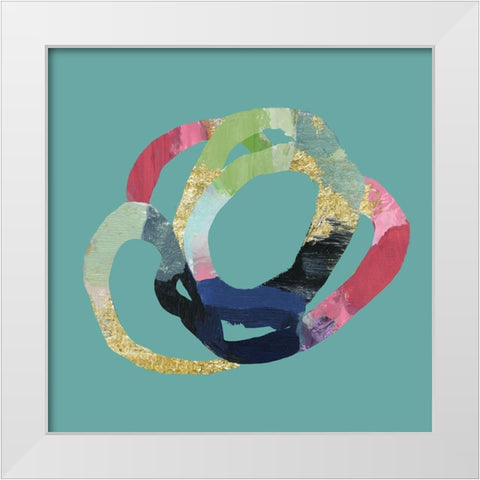 Undivided II White Modern Wood Framed Art Print by PI Studio