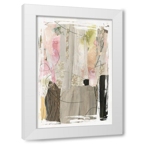 Solange Secret I White Modern Wood Framed Art Print by PI Studio