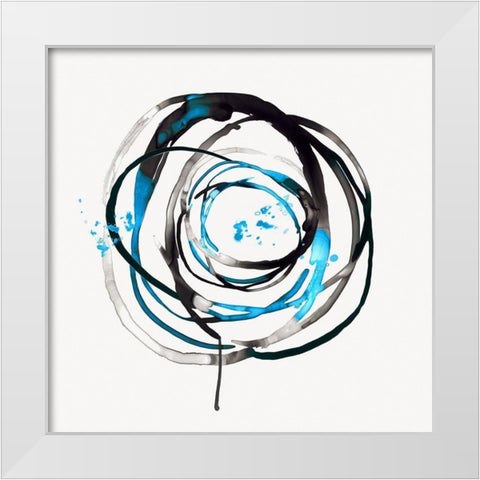 Thrill of Infinity I White Modern Wood Framed Art Print by PI Studio