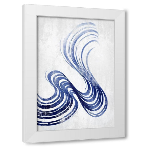 Rhumba II   White Modern Wood Framed Art Print by PI Studio