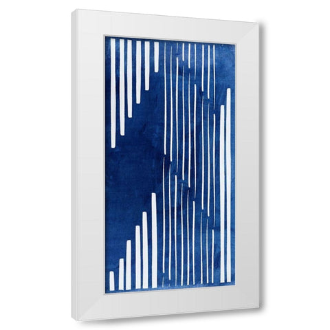 Divergent I  White Modern Wood Framed Art Print by PI Studio