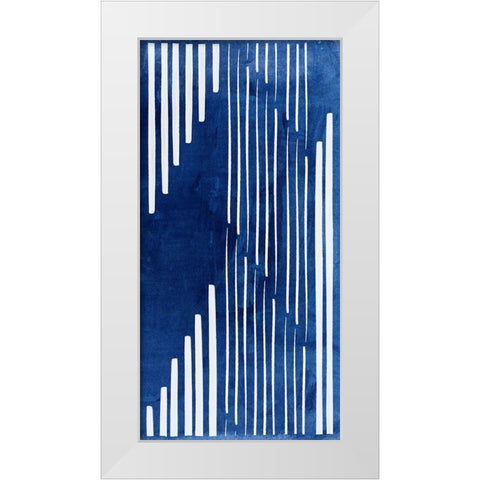 Divergent I  White Modern Wood Framed Art Print by PI Studio
