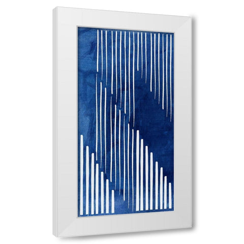 Divergent II   White Modern Wood Framed Art Print by PI Studio