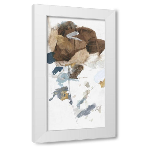 Autumn Shadow I White Modern Wood Framed Art Print by PI Studio