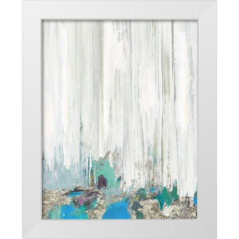 Hidden in Light II White Modern Wood Framed Art Print by PI Studio