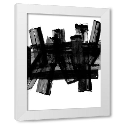 The Neighbourhood White Modern Wood Framed Art Print by PI Studio