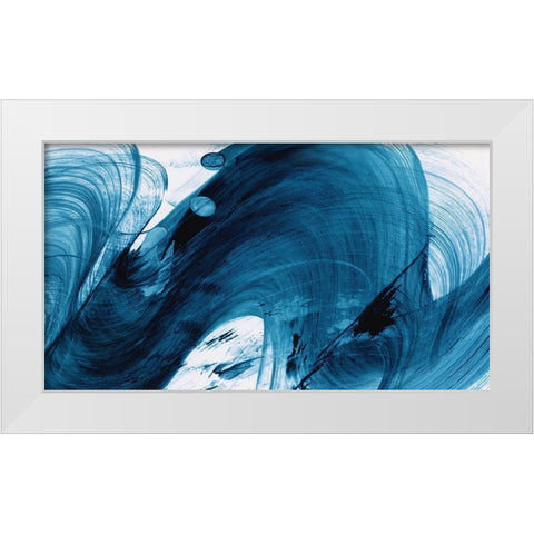 Fortitude White Modern Wood Framed Art Print by PI Studio