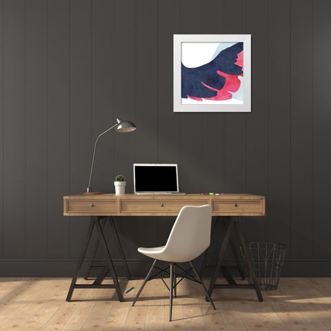 Flight  White Modern Wood Framed Art Print by PI Studio