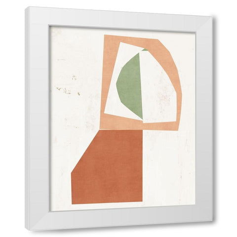 Silhouette  White Modern Wood Framed Art Print by PI Studio