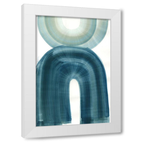 Apologue White Modern Wood Framed Art Print by PI Studio