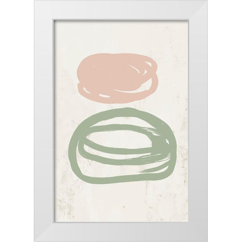 Wind It Up  White Modern Wood Framed Art Print by PI Studio