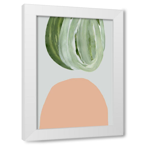 Combining  White Modern Wood Framed Art Print by PI Studio