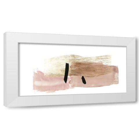 Glazed White Modern Wood Framed Art Print by PI Studio