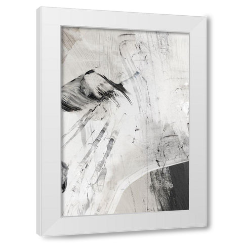 Masquerade I  White Modern Wood Framed Art Print by PI Studio