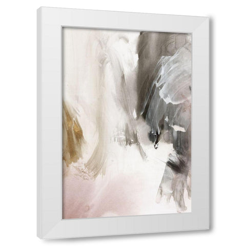 Laminate I  White Modern Wood Framed Art Print by PI Studio