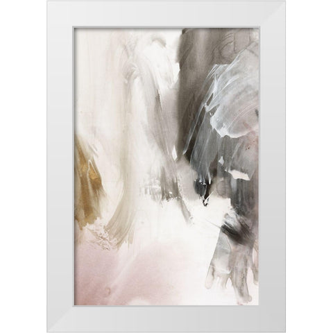 Laminate I  White Modern Wood Framed Art Print by PI Studio