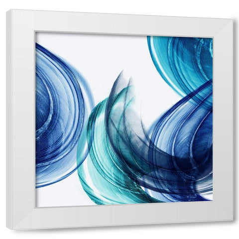 Feathering I  White Modern Wood Framed Art Print by PI Studio