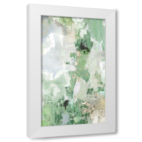 Jadeite  White Modern Wood Framed Art Print by PI Studio