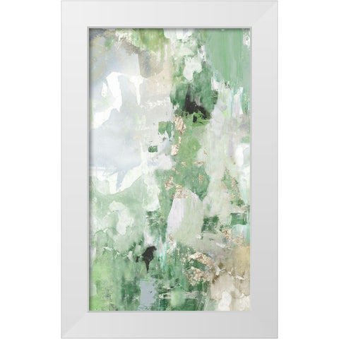 Jadeite  White Modern Wood Framed Art Print by PI Studio