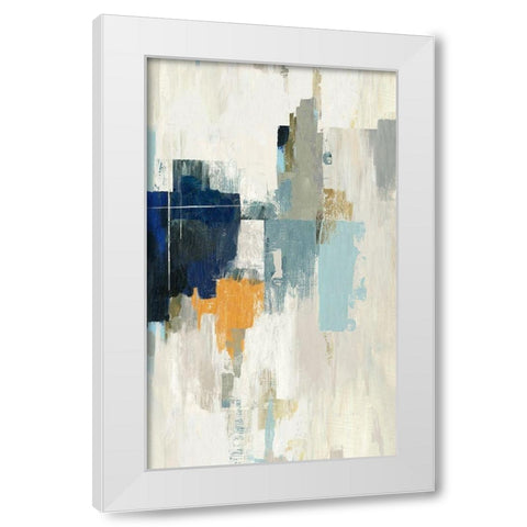 Exuberating II   White Modern Wood Framed Art Print by PI Studio