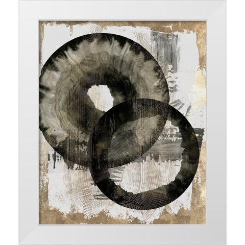 Motion Capture  White Modern Wood Framed Art Print by PI Studio