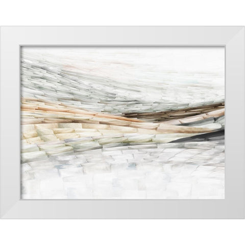 Lady of the Rocks I White Modern Wood Framed Art Print by PI Studio