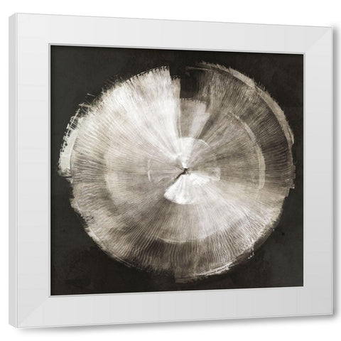 Touch of Silver  White Modern Wood Framed Art Print by PI Studio