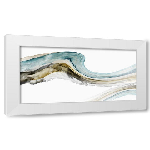 I Dream of the Sea White Modern Wood Framed Art Print by PI Studio