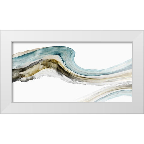 I Dream of the Sea White Modern Wood Framed Art Print by PI Studio