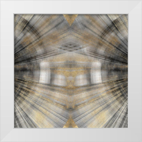 The Vortex  White Modern Wood Framed Art Print by PI Studio