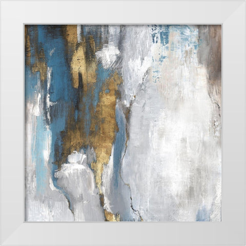 Revolving Motion I White Modern Wood Framed Art Print by PI Studio