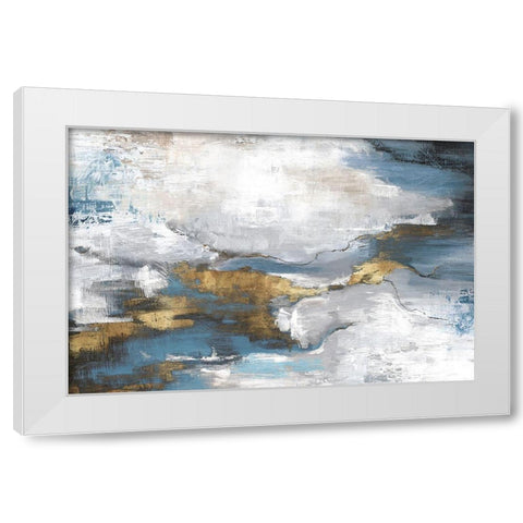 Revolving Motion III White Modern Wood Framed Art Print by PI Studio